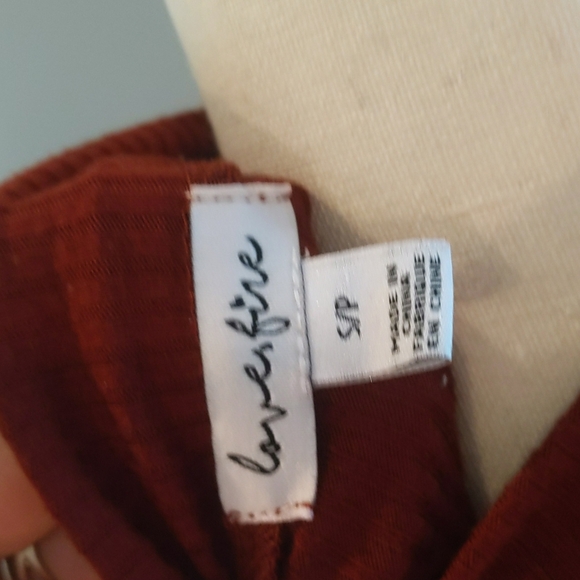 Love Fire Rust Orange Sleeveless Tunic Mini Dress - Picture 9 of 10